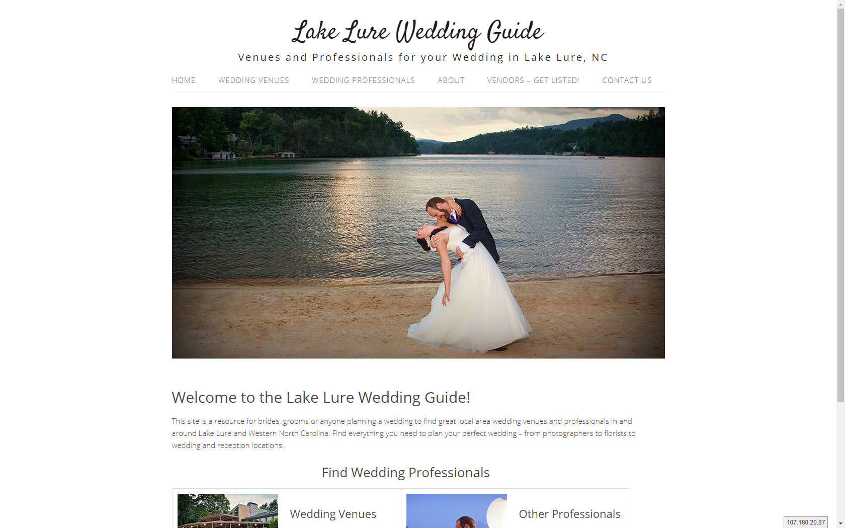 Lake Lure Wedding Guide